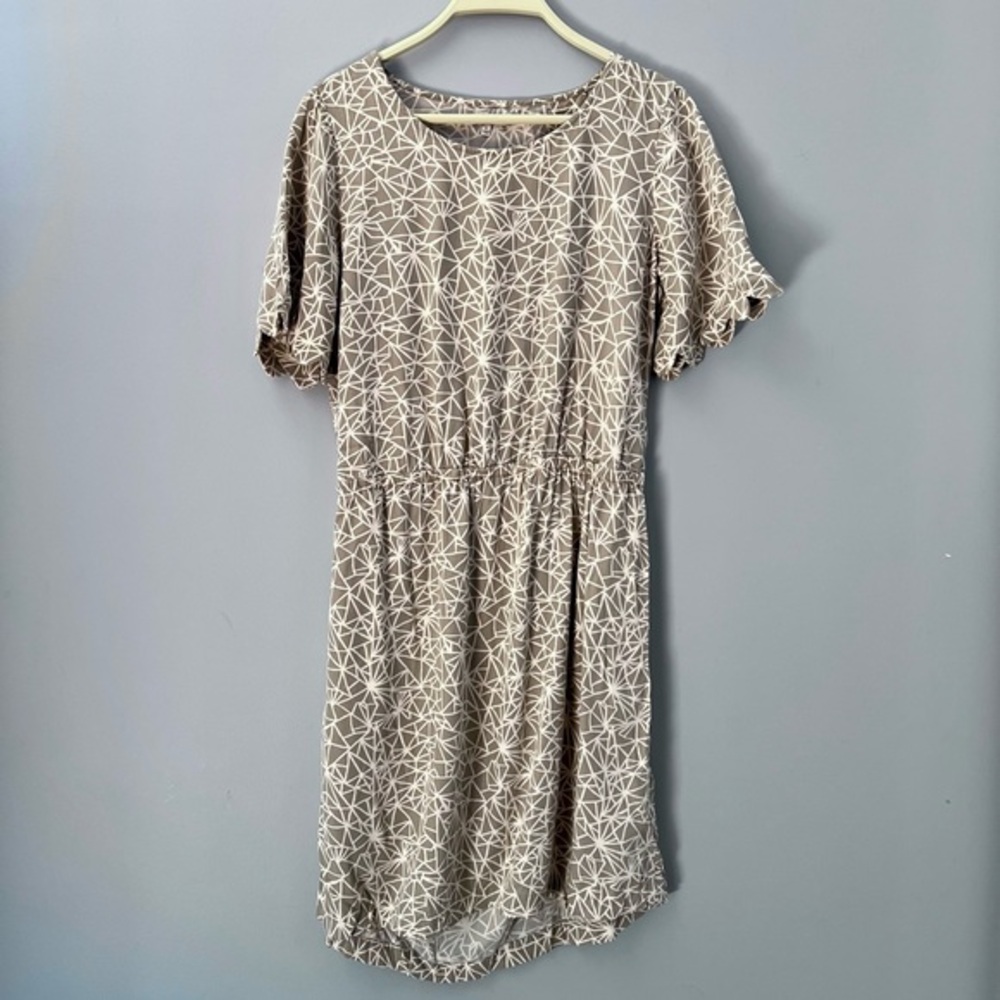 Madewell (Broadway & Broome) Open Back Cut-Out Silk Dress